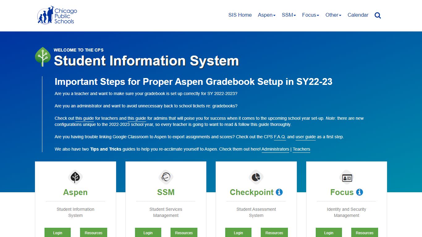 ITS | Aspen | Home - Chicago Public Schools